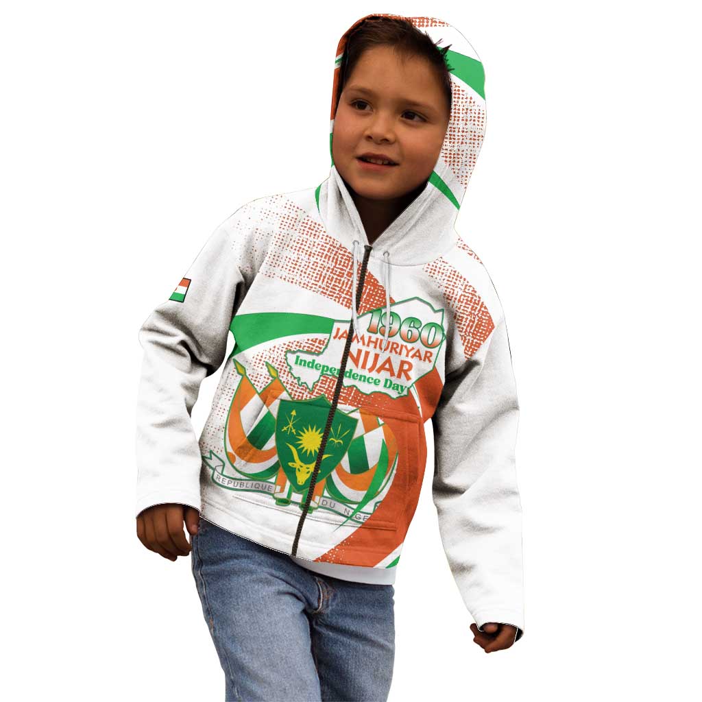 Personalised Niger Kid Hoodie 1960 Jamhuriyar Nijar Independence Day