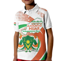 Personalised Niger Kid Polo Shirt 1960 Jamhuriyar Nijar Independence Day