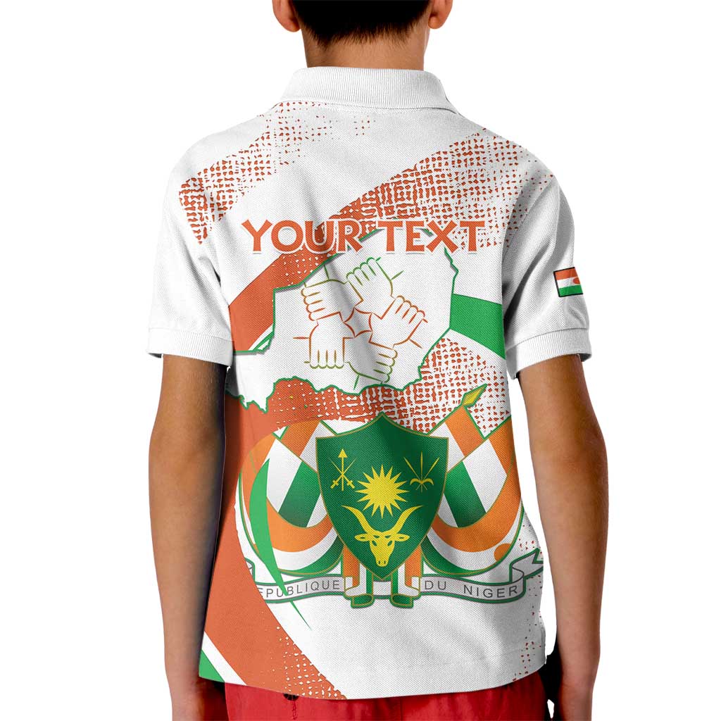 Personalised Niger Kid Polo Shirt 1960 Jamhuriyar Nijar Independence Day