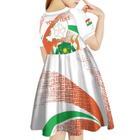 Personalised Niger Kid Short Sleeve Dress 1960 Jamhuriyar Nijar Independence Day