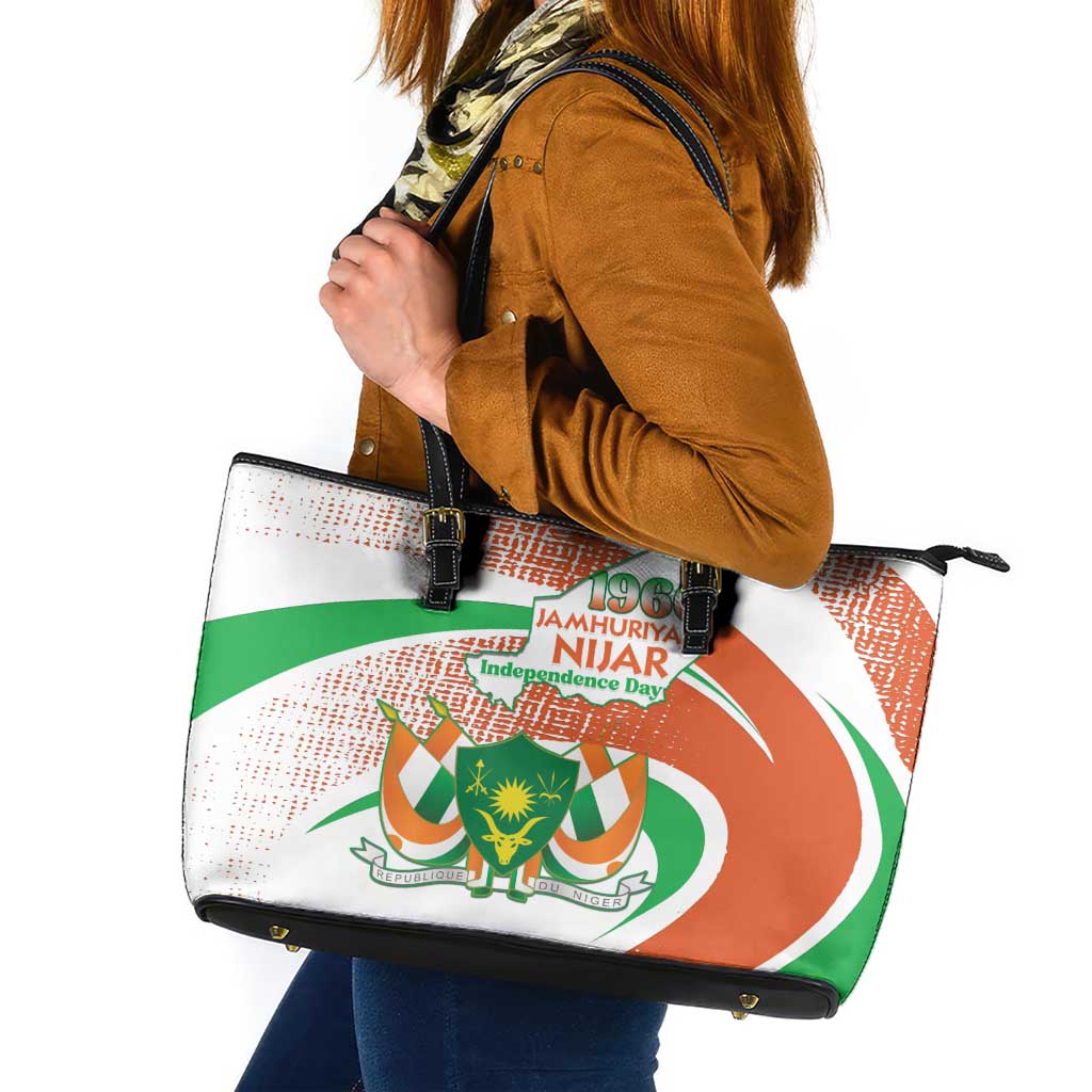 Niger Leather Tote Bag 1960 Jamhuriyar Nijar Independence Day