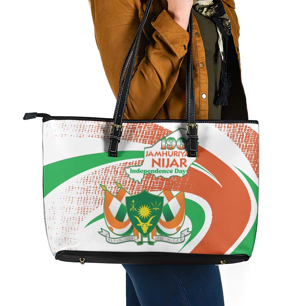 Niger Leather Tote Bag 1960 Jamhuriyar Nijar Independence Day