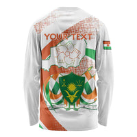 Personalised Niger Long Sleeve Shirt 1960 Jamhuriyar Nijar Independence Day