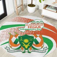 Niger Round Carpet 1960 Jamhuriyar Nijar Independence Day