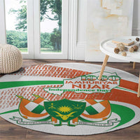 Niger Round Carpet 1960 Jamhuriyar Nijar Independence Day