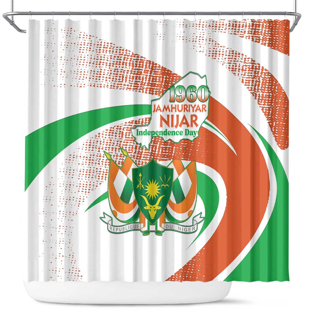 Niger Shower Curtain 1960 Jamhuriyar Nijar Independence Day