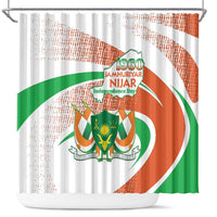 Niger Shower Curtain 1960 Jamhuriyar Nijar Independence Day