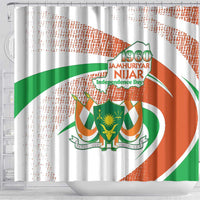 Niger Shower Curtain 1960 Jamhuriyar Nijar Independence Day