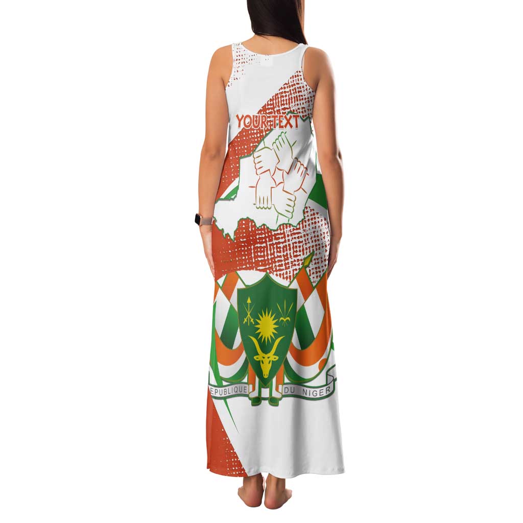 Personalised Niger Tank Maxi Dress 1960 Jamhuriyar Nijar Independence Day