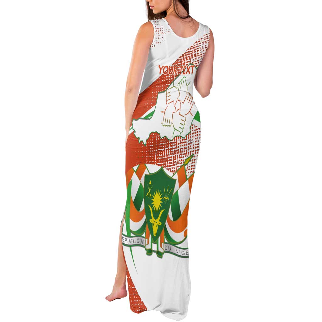 Personalised Niger Tank Maxi Dress 1960 Jamhuriyar Nijar Independence Day