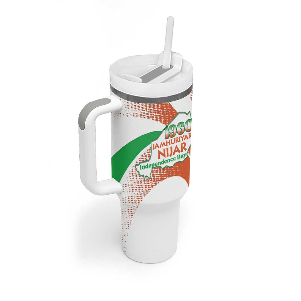 Personalised Niger Tumbler With Handle 1960 Jamhuriyar Nijar Independence Day