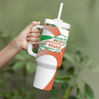 Personalised Niger Tumbler With Handle 1960 Jamhuriyar Nijar Independence Day