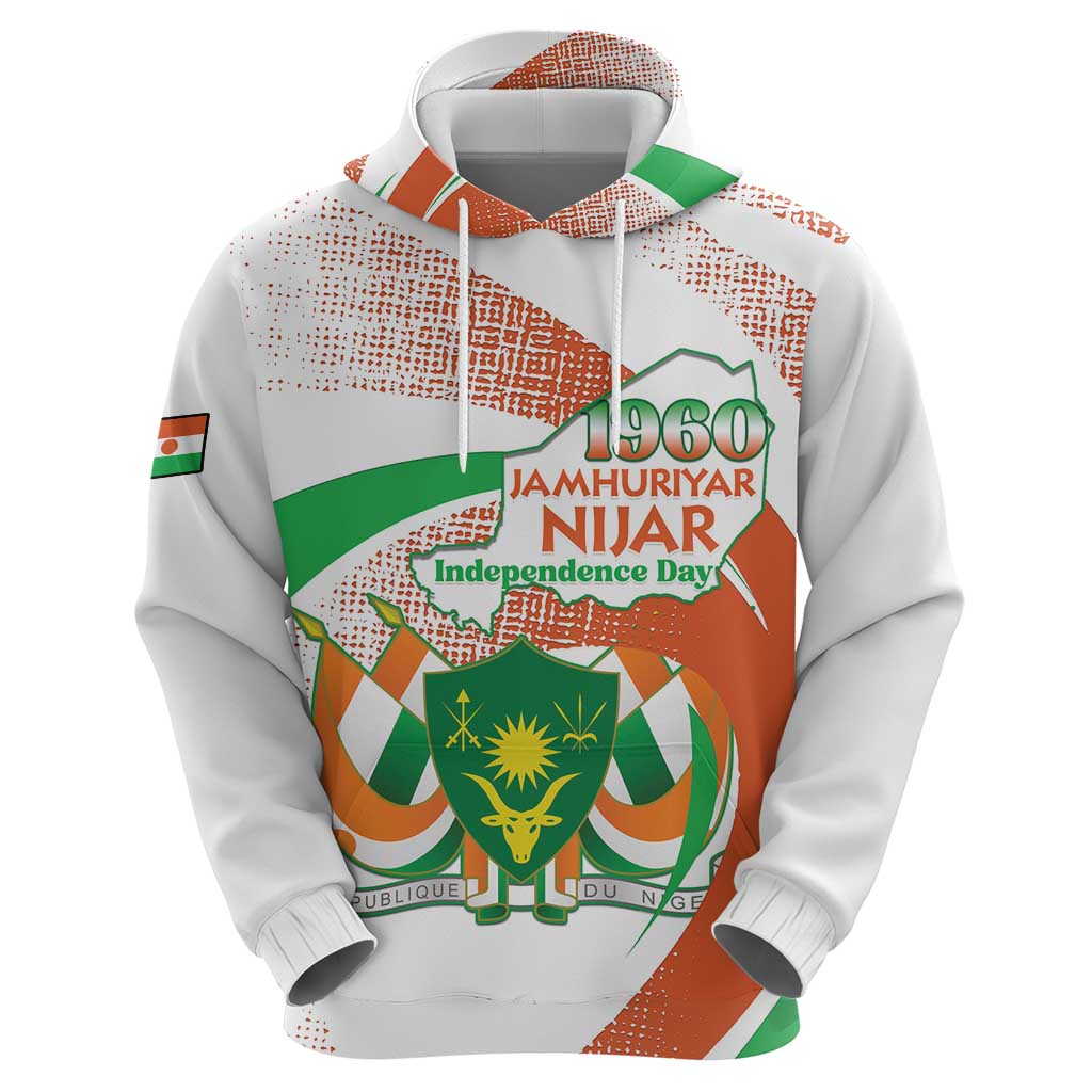 Personalised Niger Zip Hoodie 1960 Jamhuriyar Nijar Independence Day