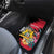 First Empire of Haiti Car Mats Haitian Coat Of Arms 1804-1806 Tropical Flowers