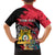 Personalised First Empire of Haiti Hawaiian Shirt Haitian Coat Of Arms 1804-1806 Tropical Flowers