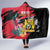 First Empire of Haiti Hooded Blanket Haitian Coat Of Arms 1804-1806 Tropical Flowers