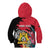 Personalised First Empire of Haiti Kid Hoodie Haitian Coat Of Arms 1804-1806 Tropical Flowers