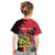 Personalised First Empire of Haiti Kid T Shirt Haitian Coat Of Arms 1804-1806 Tropical Flowers