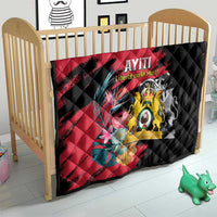 First Empire of Haiti Quilt Haitian Coat Of Arms 1804-1806 Tropical Flowers