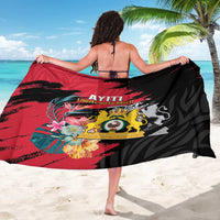 First Empire of Haiti Sarong Haitian Coat Of Arms 1804-1806 Tropical Flowers