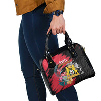 First Empire of Haiti Shoulder Handbag Haitian Coat Of Arms 1804-1806 Tropical Flowers