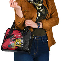 First Empire of Haiti Shoulder Handbag Haitian Coat Of Arms 1804-1806 Tropical Flowers