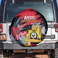First Empire of Haiti Spare Tire Cover Haitian Coat Of Arms 1804-1806 Tropical Flowers