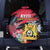 First Empire of Haiti Spare Tire Cover Haitian Coat Of Arms 1804-1806 Tropical Flowers