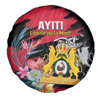 First Empire of Haiti Spare Tire Cover Haitian Coat Of Arms 1804-1806 Tropical Flowers