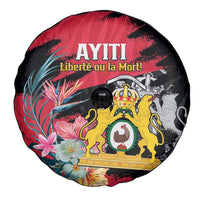 First Empire of Haiti Spare Tire Cover Haitian Coat Of Arms 1804-1806 Tropical Flowers