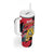 Personalised First Empire of Haiti Tumbler With Handle Haitian Coat Of Arms 1804-1806 Tropical Flowers