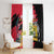 First Empire of Haiti Window Curtain Haitian Coat Of Arms 1804-1806 Tropical Flowers
