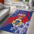 Second Empire of Haiti Area Rug Imperial Coat Of Arms 1849-1859 Tropical Flowers