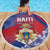 Second Empire of Haiti Beach Blanket Imperial Coat Of Arms 1849-1859 Tropical Flowers