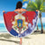 Second Empire of Haiti Beach Blanket Imperial Coat Of Arms 1849-1859 Tropical Flowers
