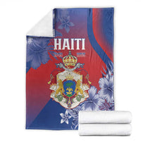 Second Empire of Haiti Blanket Imperial Coat Of Arms 1849-1859 Tropical Flowers