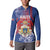 Personalised Second Empire of Haiti Button Sweatshirt Imperial Coat Of Arms 1849-1859 Tropical Flowers