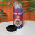 Personalised Second Empire of Haiti 4 in 1 Can Cooler Tumbler Imperial Coat Of Arms 1849-1859 Tropical Flowers