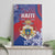 Second Empire of Haiti Canvas Wall Art Imperial Coat Of Arms 1849-1859 Tropical Flowers