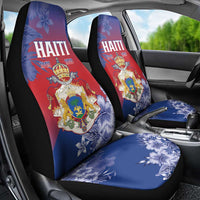 Second Empire of Haiti Car Seat Cover Imperial Coat Of Arms 1849-1859 Tropical Flowers