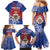 Personalised Second Empire of Haiti Family Matching Mermaid Dress and Hawaiian Shirt Imperial Coat Of Arms 1849-1859 Tropical Flowers
