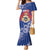 Personalised Second Empire of Haiti Family Matching Mermaid Dress and Hawaiian Shirt Imperial Coat Of Arms 1849-1859 Tropical Flowers