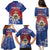 Personalised Second Empire of Haiti Family Matching Puletasi and Hawaiian Shirt Imperial Coat Of Arms 1849-1859 Tropical Flowers
