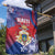 Second Empire of Haiti Garden Flag Imperial Coat Of Arms 1849-1859 Tropical Flowers