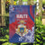 Second Empire of Haiti Garden Flag Imperial Coat Of Arms 1849-1859 Tropical Flowers