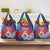 Second Empire of Haiti Grocery Bag Imperial Coat Of Arms 1849-1859 Tropical Flowers