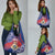 Second Empire of Haiti Grocery Bag Imperial Coat Of Arms 1849-1859 Tropical Flowers