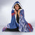Second Empire of Haiti Hooded Blanket Imperial Coat Of Arms 1849-1859 Tropical Flowers