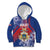 Personalised Second Empire of Haiti Kid Hoodie Imperial Coat Of Arms 1849-1859 Tropical Flowers