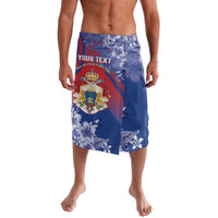 Personalised Second Empire of Haiti Lavalava Imperial Coat Of Arms 1849-1859 Tropical Flowers